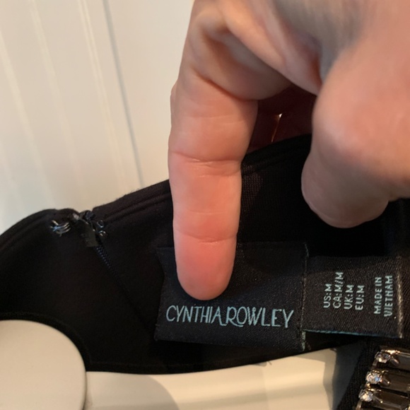 Cynthia Rowley rhinestone embellished top. NWOT . - Picture 3 of 5